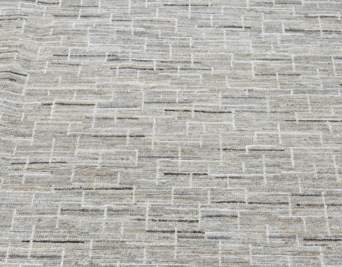 705 Sgl Cout 10 x 14 modern wool neutral handmade rug