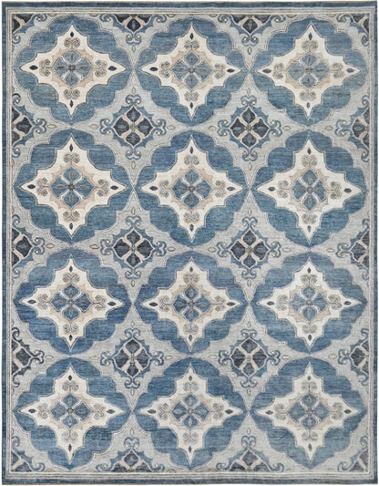Affordable hand-knotted wool 8 x 10 rug, pay less than retail.