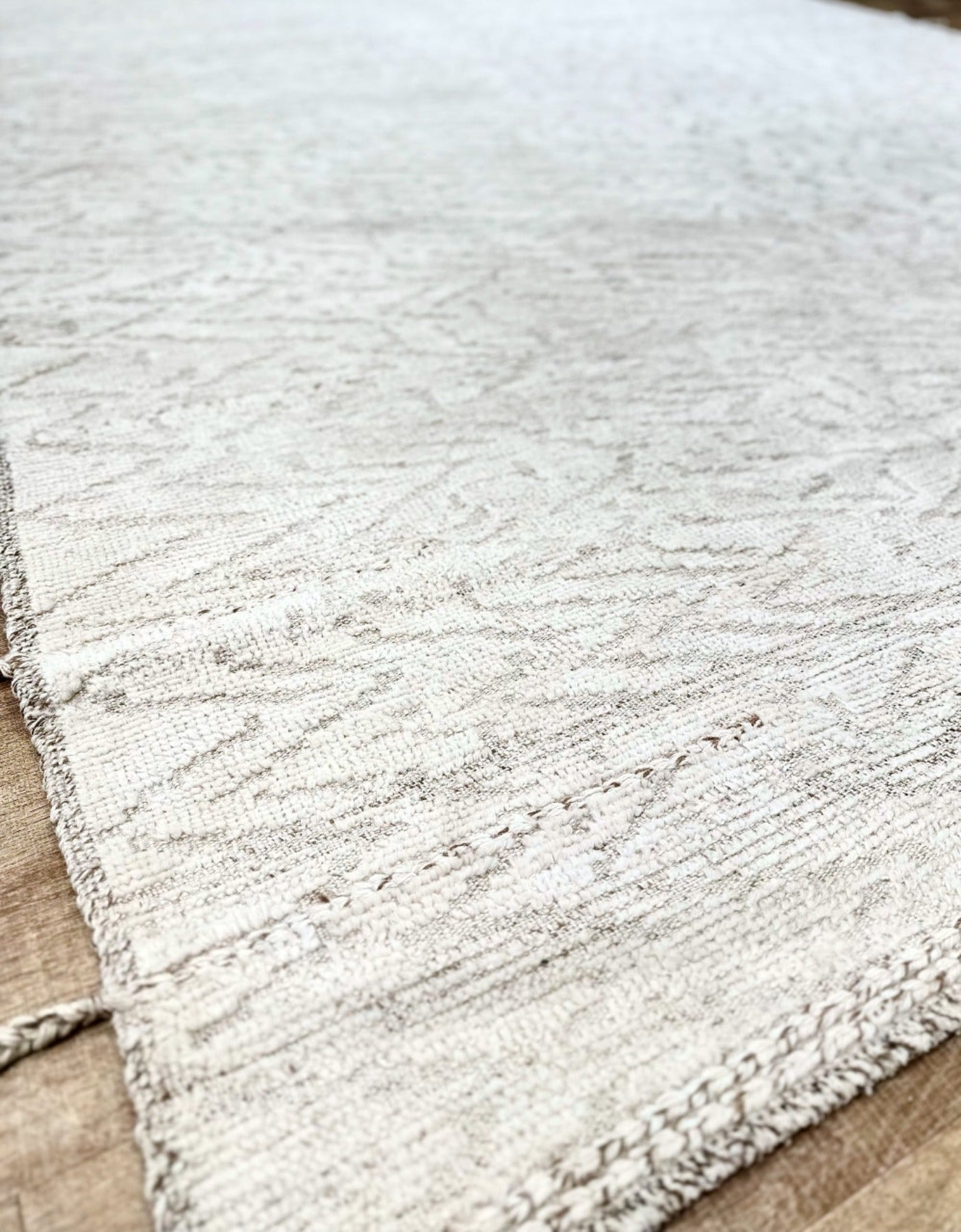 Knotted rug Modern moroccan wool 9 x 12 rug