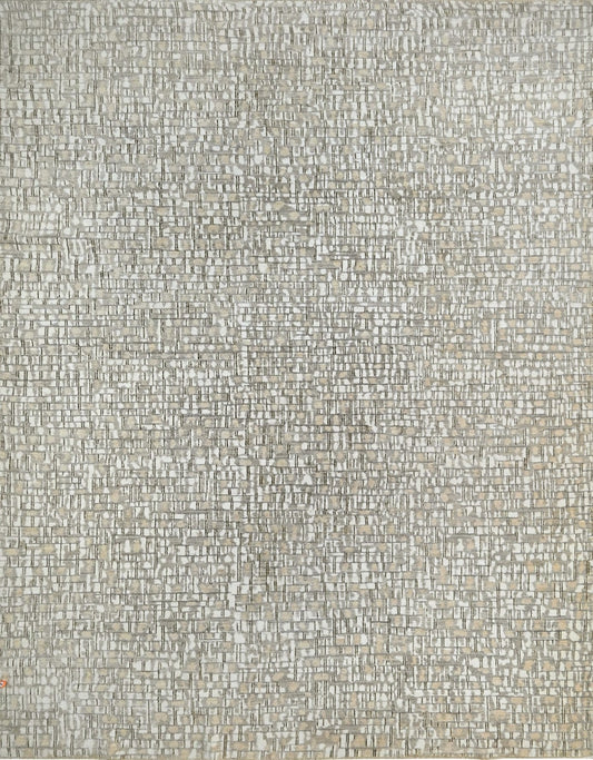 KNOTTED Rug Seaglass Designer Couture 8x10 (8' x 9'9")