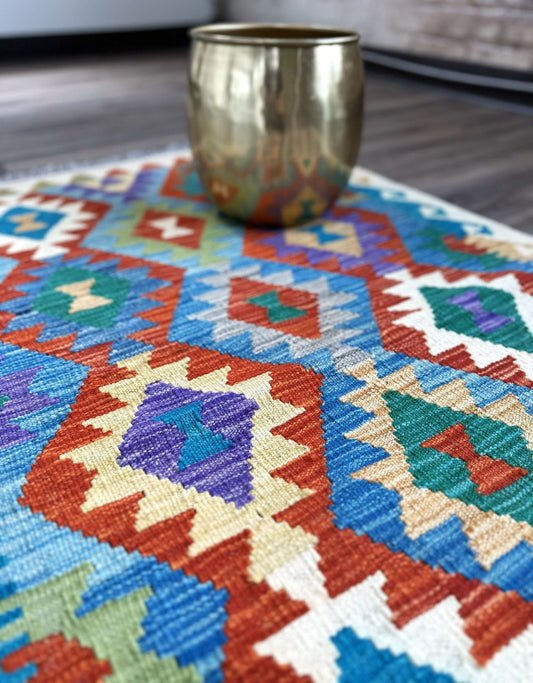 Norman Kilim - Flatweave 3 x 10 Runner (2'8" x 10')