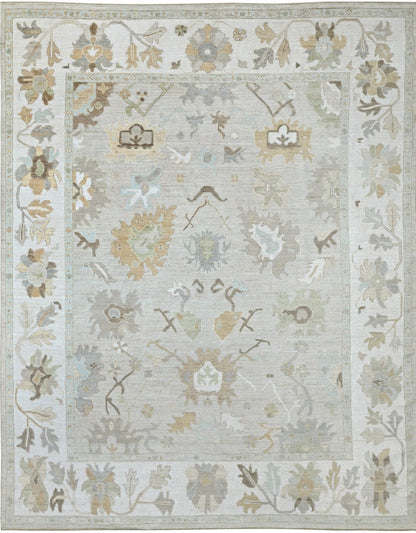 Luxury wool handknotted oushak rug, MB Prem 9x12 
