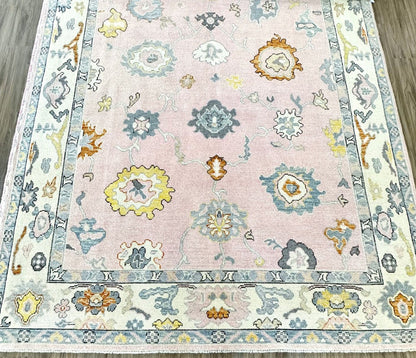 Rose Oushak 8x10 Rug (8'1" x 10'3")