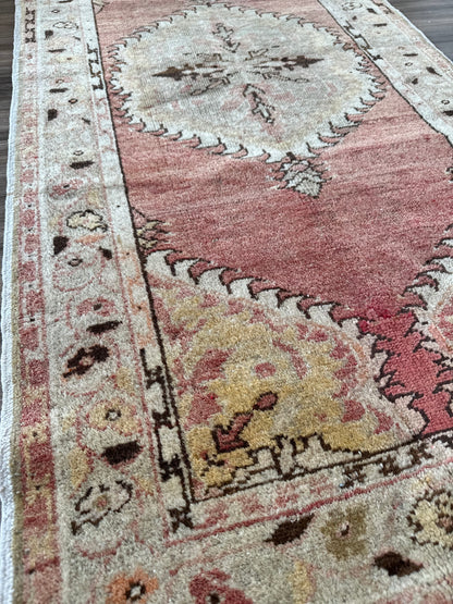 Authentic Vintage Turkish 3x5 Rug (2'8" x 5'3")