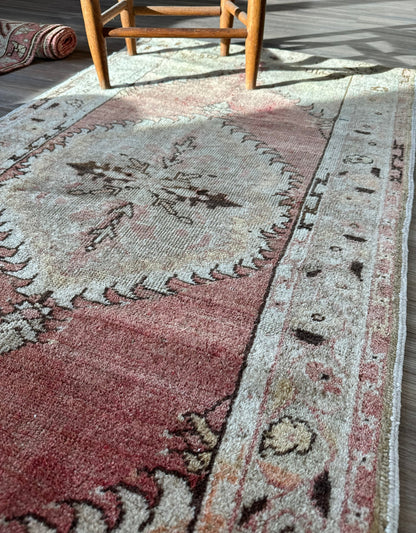 Authentic Vintage Turkish 3x5 Rug (2'8" x 5'3")