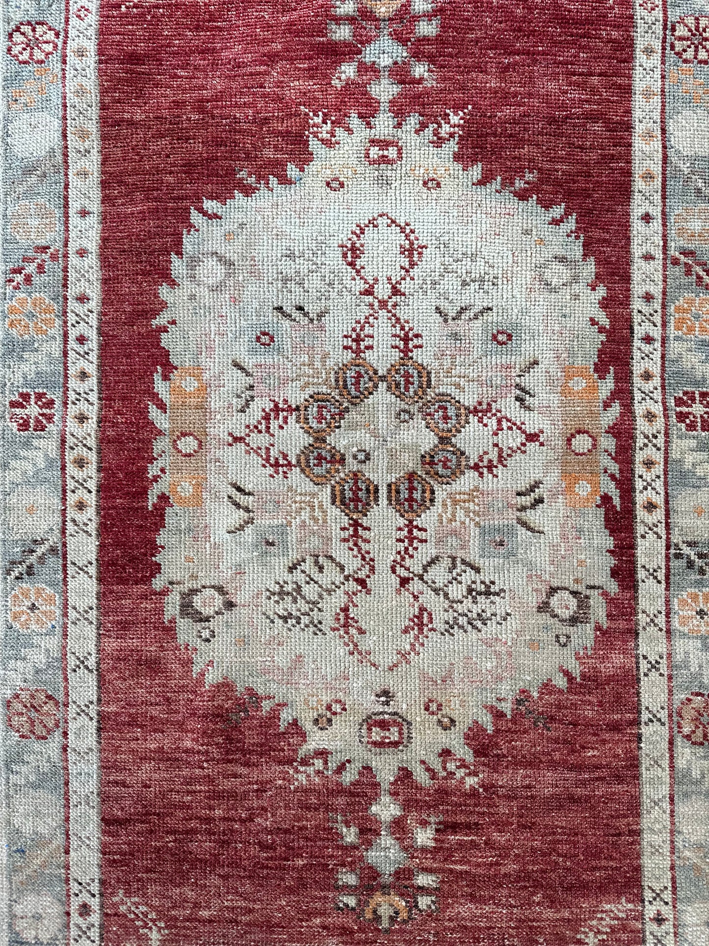 Authentic Turkish Vintage 3x6 Rug (3'2" x 6'3")