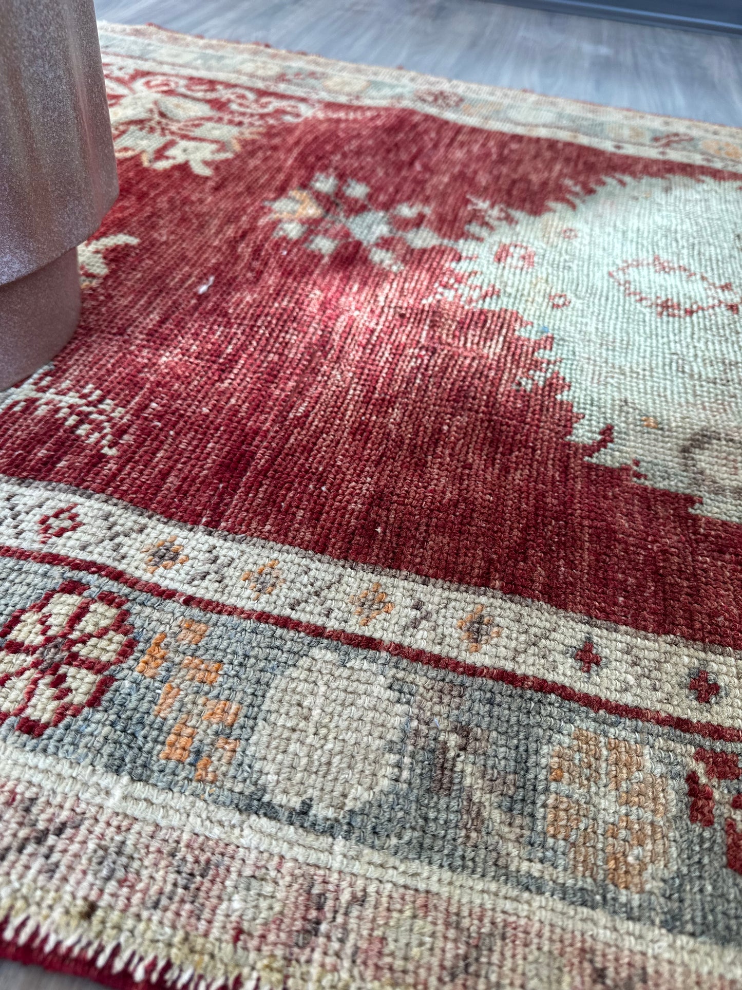 Authentic Turkish Vintage 3x6 Rug (3'2" x 6'3")