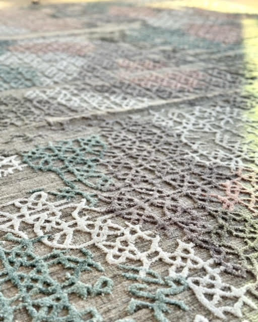 Modern Hand-Knotted 8 x 10 Rug (7'5" x 9'3")